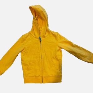 Primary kids yellow zip hoodie size 4